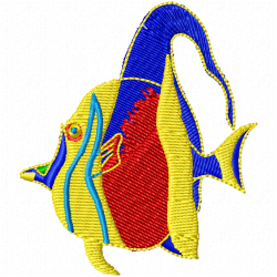 Fishes Embroidery Design 11 Fishes Embroidery Design 11